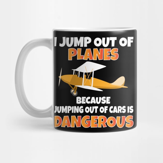 I Jump out of Planes funny Parachute by Work Memes